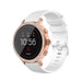 Fossil Gen 5e - 42mm siliconen bandje (wit)