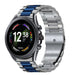 Fossil Gen 6 44mm stalen band (zilver/blauw)