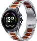 Fossil Gen 6 44mm Wood/Steel Strap (Silver)