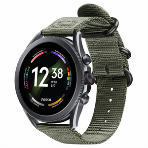 fossil-gen-6-nylon-gesp-band-groen