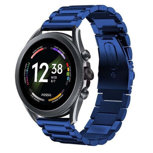 fossil-gen-6-stalen-band-blauw