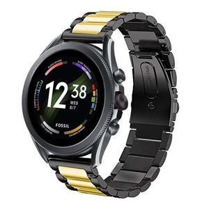 fossil-gen-6-stalen-band-zwart-goud