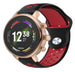 Fossil Gen 6 42mm sport bandje zwart/rood