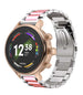 Fossil Gen 6 (42mm) stalen band (zilver/roze) 