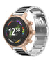 Fossil Gen 6 (42mm) stalen band (zilver/zwart) 
