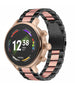 Fossil Gen 6 (42mm) stalen band (zwart/roze) 