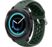 Samsung Gear Sport siliconen bandje met gaatjes (legergroen)