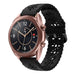 Samsung Galaxy Watch 3 41mm siliconen bandje met patroon (zwart)