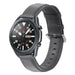 Samsung Galaxy Watch 3 45mm leren bandje (donkergrijs)