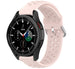 Samsung Galaxy Watch 4 Classic 42mm siliconen bandje met gaatjes (roze)
