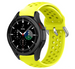 Samsung Galaxy Watch 4 Classic 42mm siliconen bandje met gaatjes (geel)
