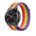 Samsung Galaxy Watch 46mm nylon band (regenboog)