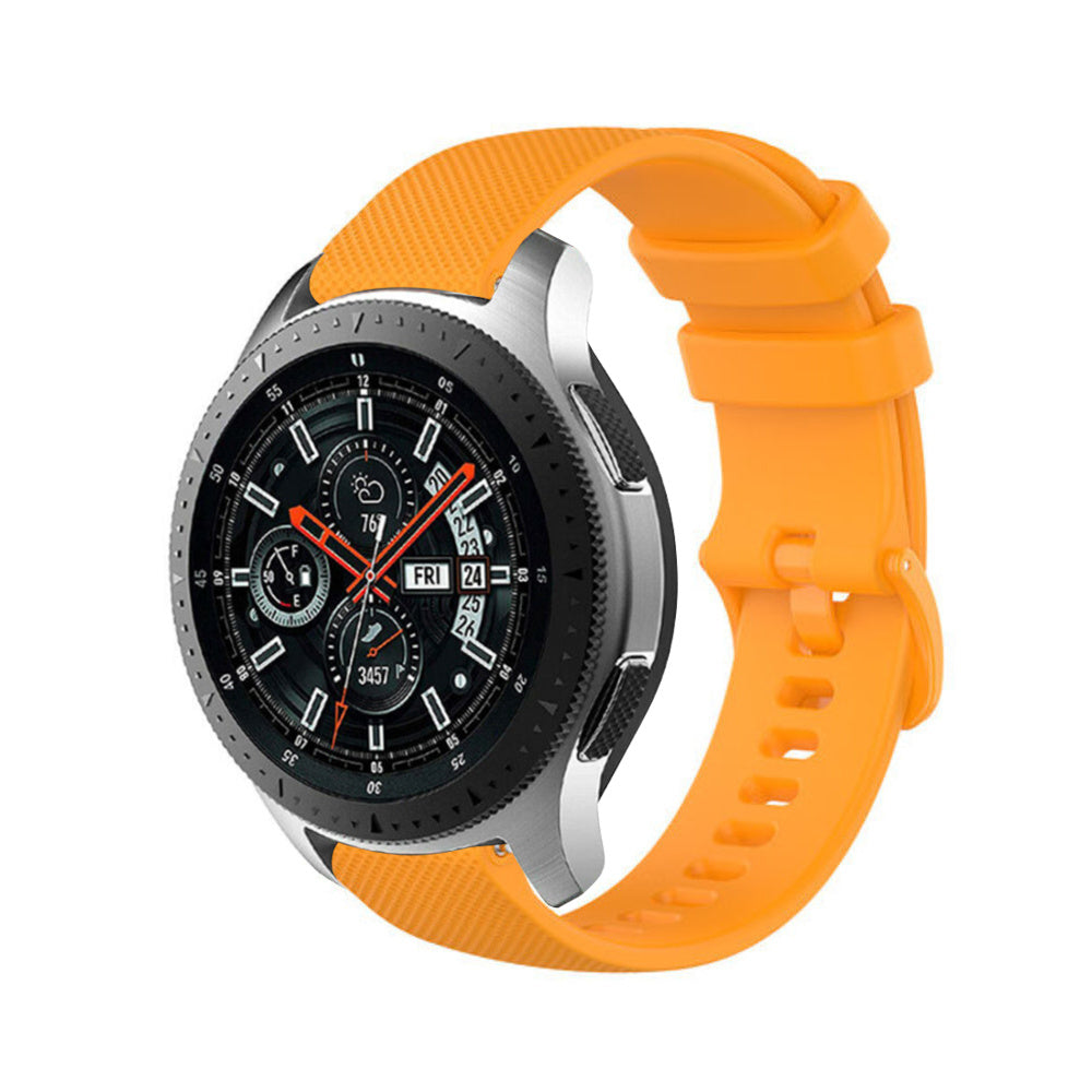 Samsung Galaxy Watch 46mm luxe siliconen bandje (oranje) 