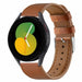 Samsung Galaxy Watch 5 40mm leren bandje (strak bruin)