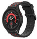 Samsung Galaxy Watch 5 Pro sport gesp band (zwart/rood)