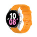 Samsung Galaxy Watch 5 - 44mm luxe siliconen bandje (oranje)