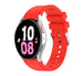 Samsung Galaxy Watch 5 44mm Silicone Strap Perfect Fit (Red)