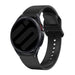 Samsung Galaxy Watch 7 44mm 'One push' siliconen band (zwart)