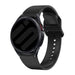 Samsung Galaxy Watch FE 'One push' Silicone Strap (Black)