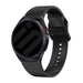 Samsung Galaxy Watch 4 Classic 42mm 'One push' siliconen band (zwart)