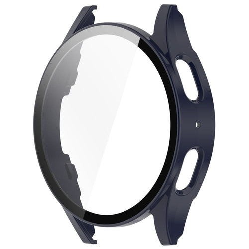 Samsung Galaxy Watch 7 44mm hard case met glas (donkerblauw)