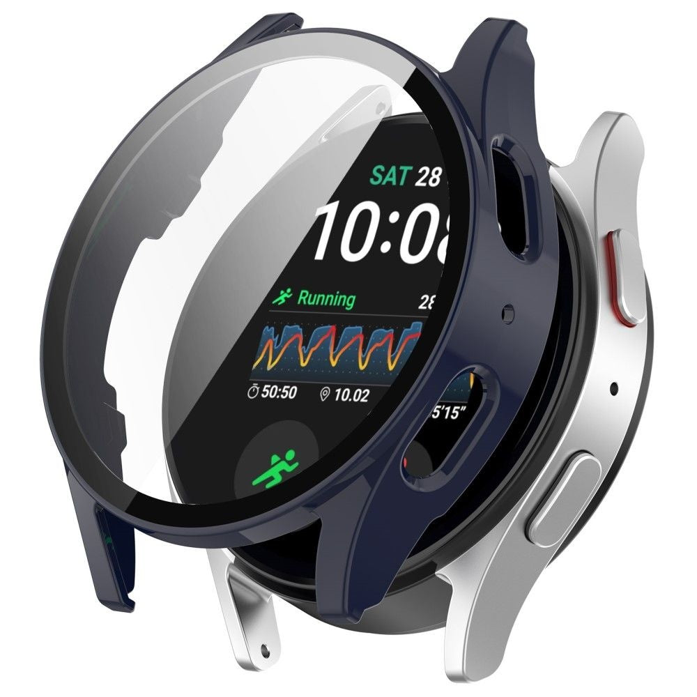 Samsung Galaxy Watch 7 44mm hard case met glas (donkerblauw)