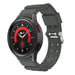 Samsung Galaxy Watch 4 44mm silicone armor bandje (donkergrijs)
