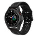 Samsung Galaxy Watch 4 Classic 42mm Patterned Silicone Strap (Black)