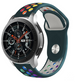 Samsung Galaxy Watch sport band 45mm / 46mm (dennengroen kleurrijk)