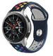 Samsung Galaxy Watch sport band 45mm / 46mm (donkerblauw kleurrijk)