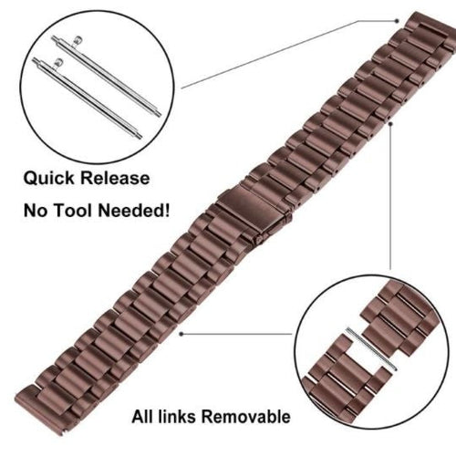 Garmin Venu 2 Steel Strap (Bronze-Brown)