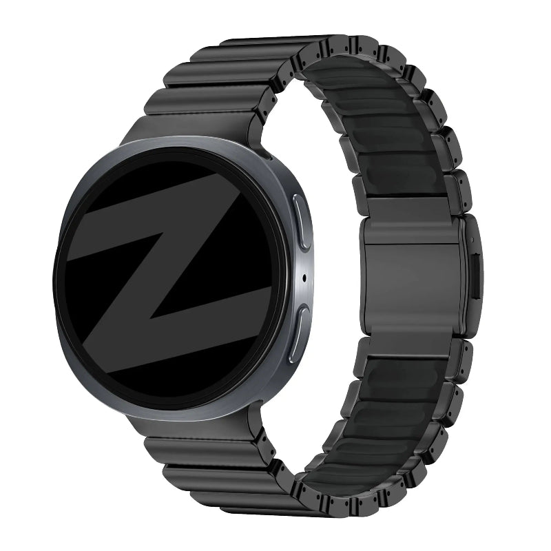 Bandz Samsung Galaxy Watch 8 Classic Titanium Strap 'Hybrid' (Black)