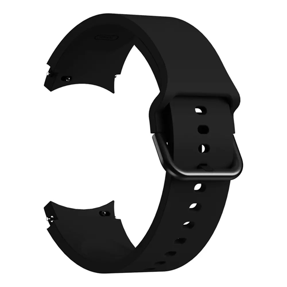 Samsung Galaxy Watch 6 - 40mm Buckled Silicone Strap (Black)