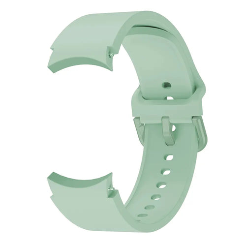 Samsung Galaxy Watch 6 Classic - 43mm Buckled Silicone Strap (Light Green)