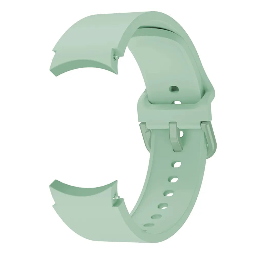 Samsung Galaxy Watch 6 Classic - 43mm Buckled Silicone Strap (Light Green)