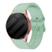 Samsung Galaxy Watch 6 Classic - 43mm Buckled Silicone Strap (Light Green)