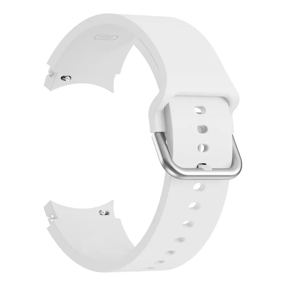Samsung Galaxy Watch 6 - 40mm siliconen gesp band (wit)