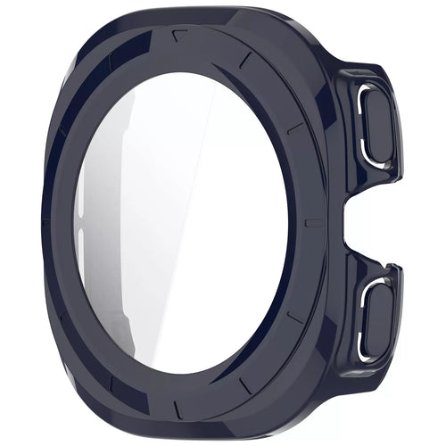 Samsung Galaxy Watch Ultra hard case met glas (donkerblauw)