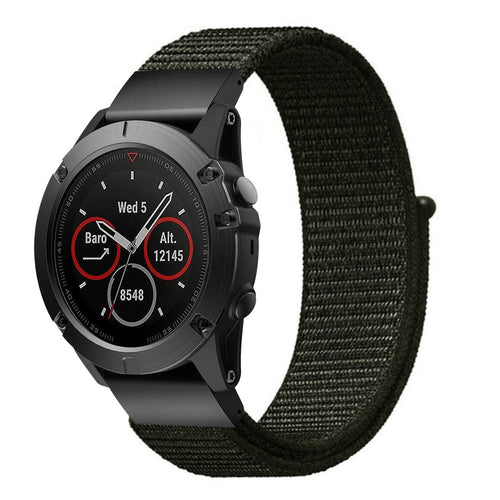 Garmin Fenix 8 Pro - 51mm nylon band (legergroen)