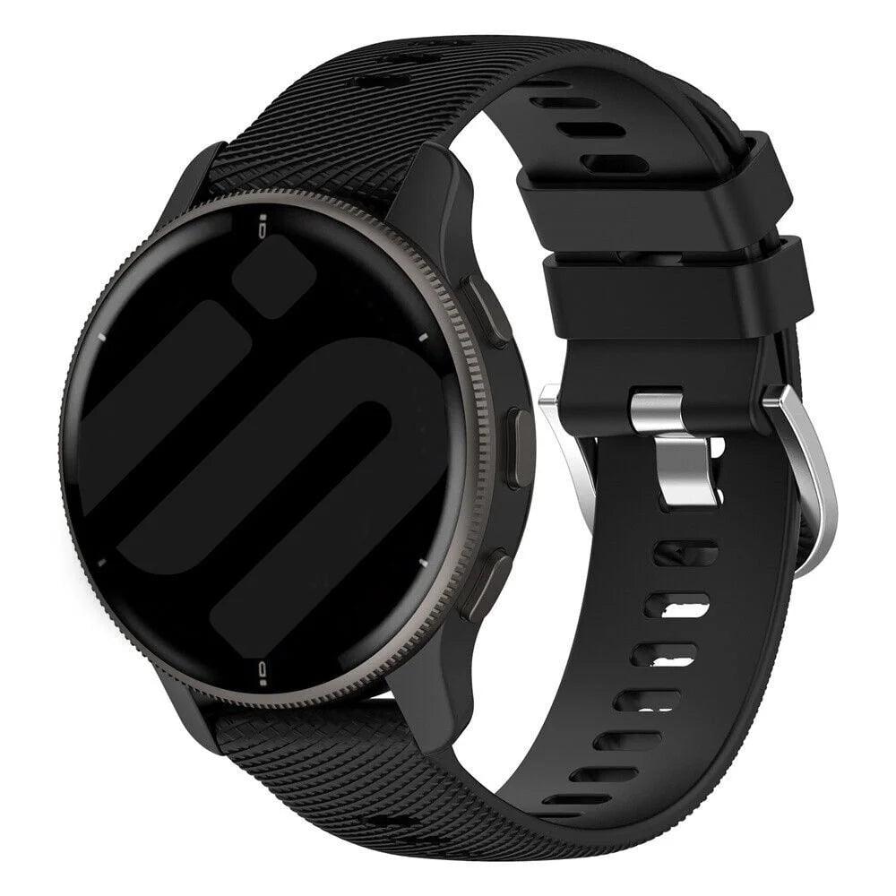Garmin Vivoactive 6 siliconen bandje (zwart)