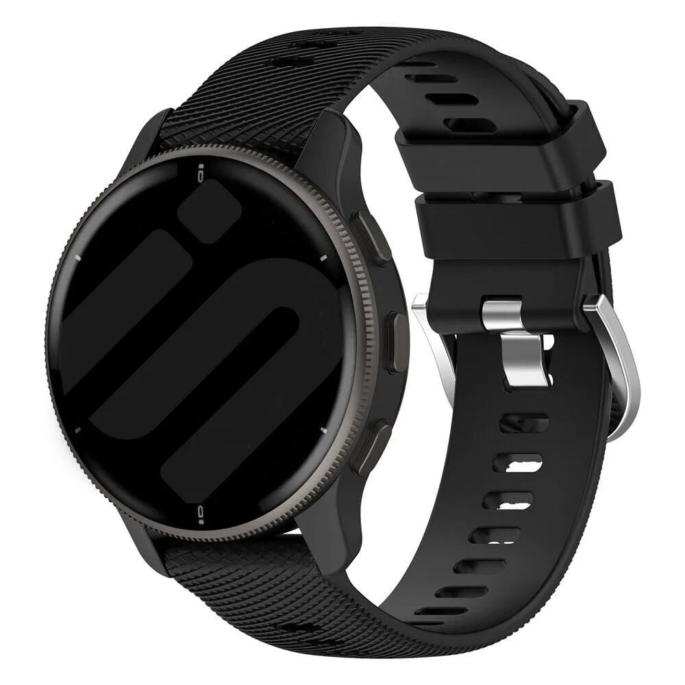 Coros Pace Pro siliconen bandje (zwart)