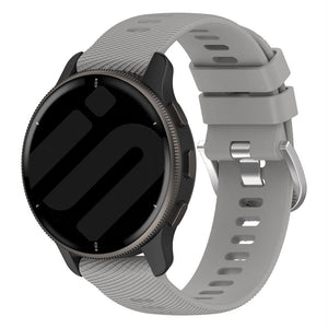 Coros Apex 4 - 42mm siliconen bandje (lichtgrijs)