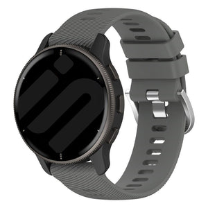 Coros Apex 4 - 42mm siliconen bandje (donkergrijs)