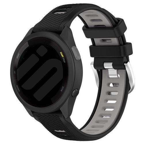 Coros Apex 4 - 42mm sport gesp bandje (zwart/grijs)