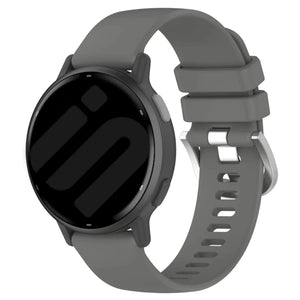 Garmin Vivoactive 6 siliconen classic bandje (donkergrijs)