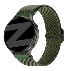 Bandz Garmin Forerunner 55 Elastic Strap (Army Green)