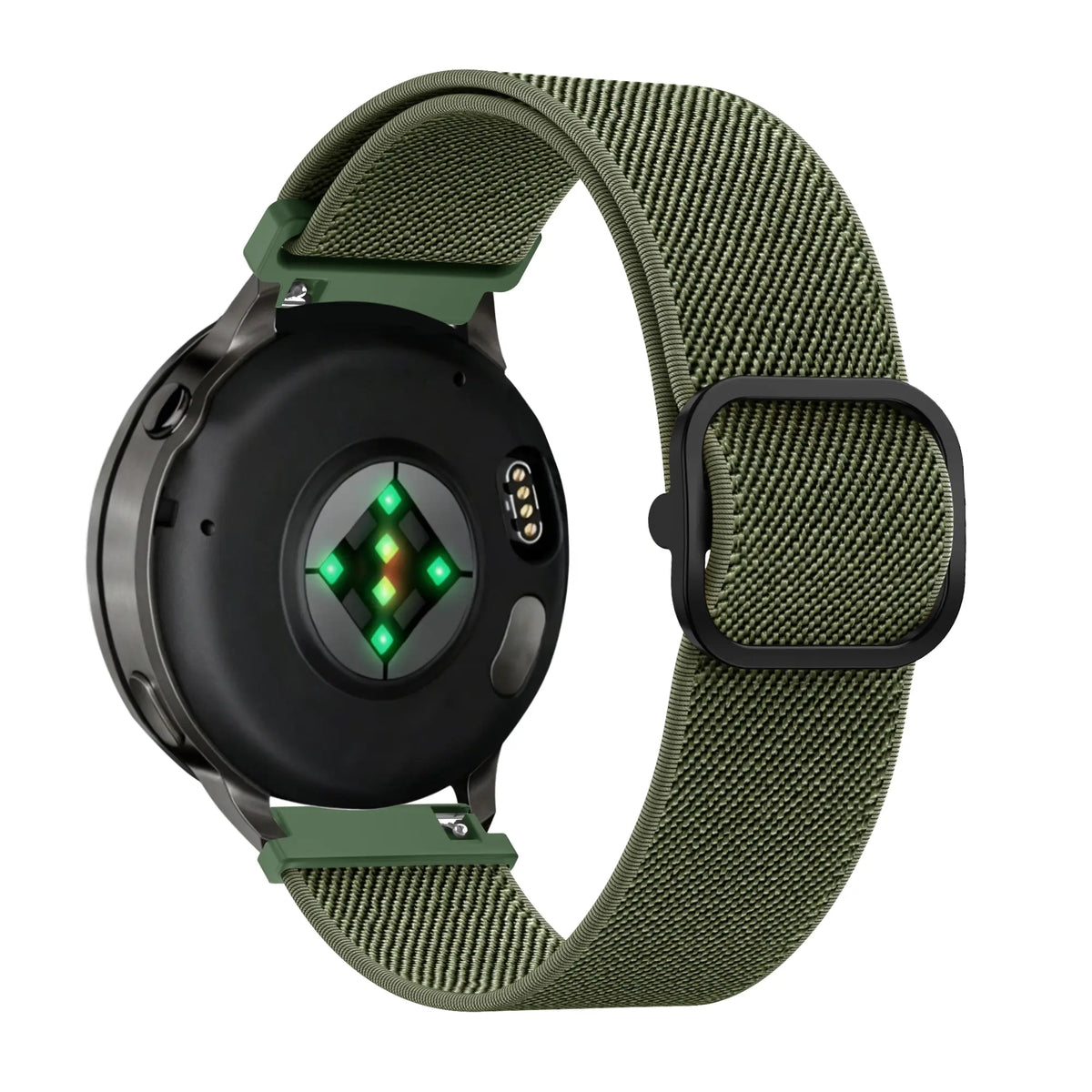 Bandz Garmin Forerunner 55 Elastic Strap (Army Green)