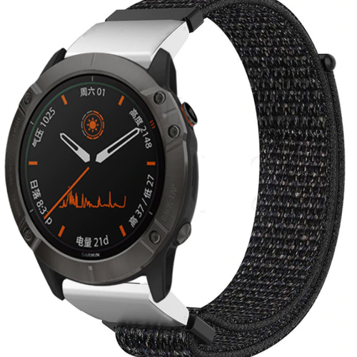Garmin Quatix 8 Pro - 47mm nylon band (zwart)