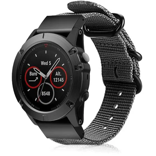 Garmin Approach S62 Nylon Strap with Buckle (Grey)