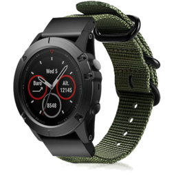Garmin Instinct E - 45mm nylon gesp band (groen)
